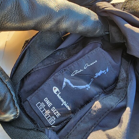 Rick Owens Men Logo Motif Baseball Cap - Picture 3 of 9